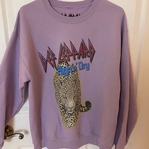 Def Leppard-TjMaxx brand oversized sweatshirt. Size medium.